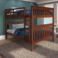 Erath Mission Full Over Full Bunk Bed with Storage Drawers