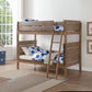 Ranta Twin/Twin Bunk Solid Oak Bed