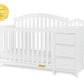 Kali II 4-in-1 Convertible Crib and Changer, White