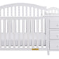 Kali II 4-in-1 Convertible Crib and Changer, White