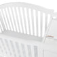 Kali II 4-in-1 Convertible Crib and Changer, White