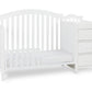 Kali II 4-in-1 Convertible Crib and Changer, White