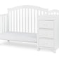 Kali II 4-in-1 Convertible Crib and Changer, White