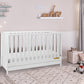 AFG Mila 3-in-1 Convertible Crib with Drawer White