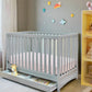 AFG Mila 3-in-1 Convertible Crib with Drawer White