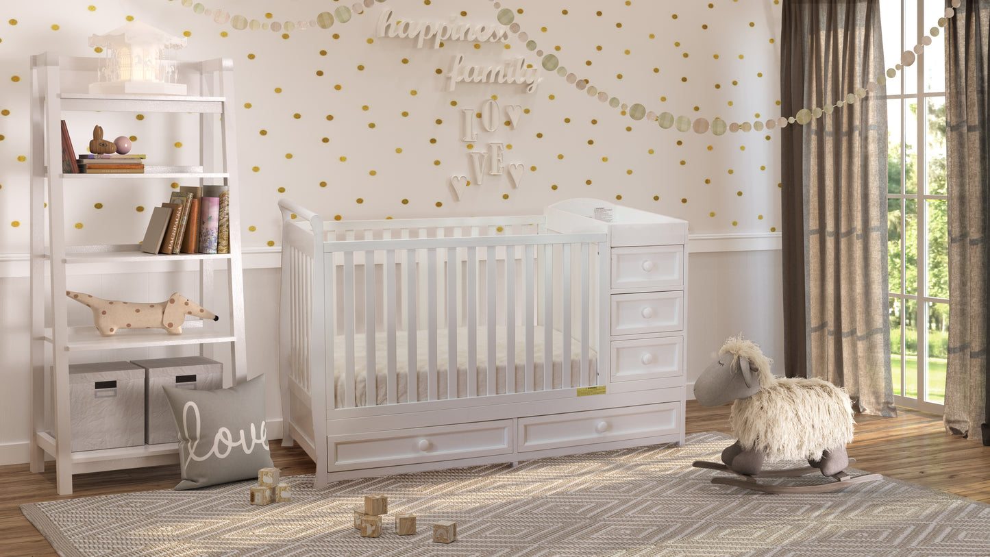 Daphne 2-in-1 Crib and Changing Table