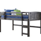Louver Twin Low Loft Bed