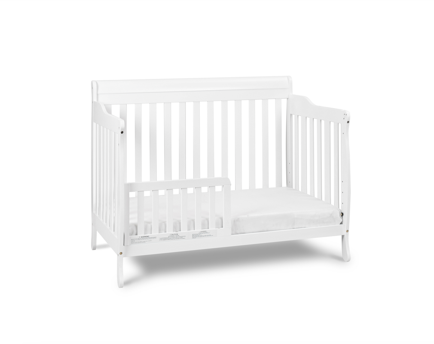 Alice 4-in-1 Convertible Crib with Toddler Guardrail