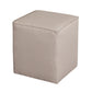 Leffler Home Harper Upholstered Cube Ottoman in Crawford Linen