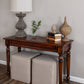 Leffler Home Harper Upholstered Cube Ottoman in Crawford Linen